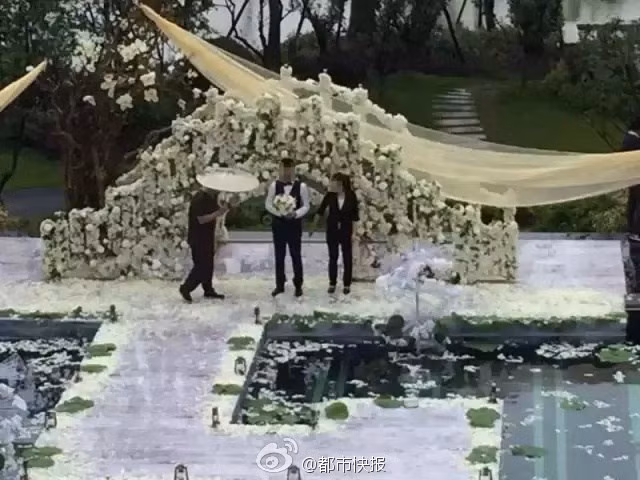 Sau khi những hình ảnh về đám cưới xa hoa được cư dân mạng truyền tay nhau đã rất nhanh gây được sự chú ý.