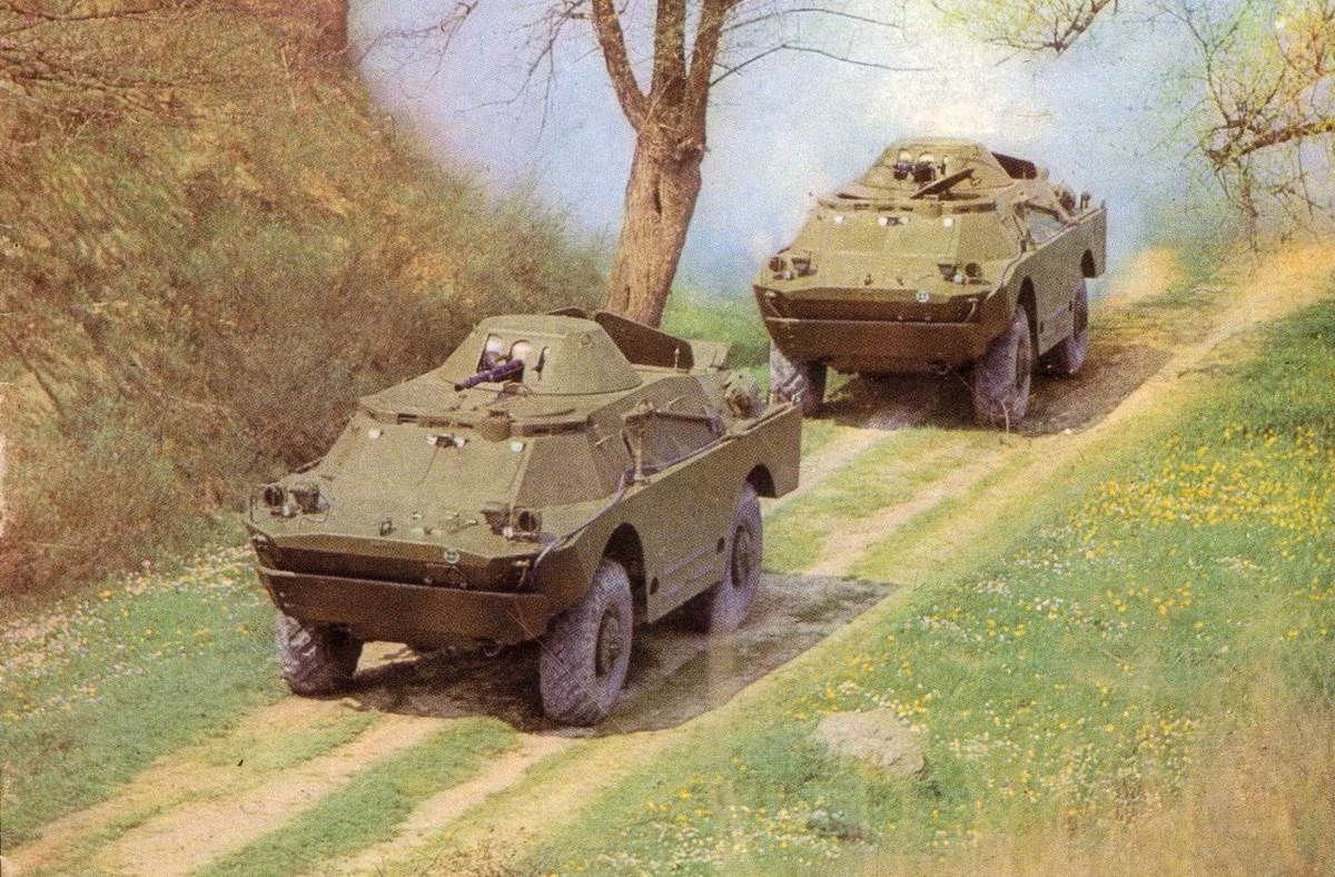 39 chiếc thiết giáp trinh sát BRDM-2 cũng tới lúc nghỉ hưu khi Czech đã có hơn 100 chiếc xe bọc thép Iveco LMV của Italy và đang đặt hàng thêm 62 chiếc Nexter Titus của Pháp. Nguồn ảnh: Wikipedia