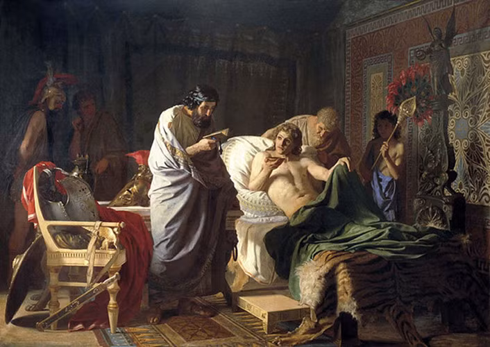 Vì vậy, Alexander Đại đế đã dẫn theo đội quân hùng hậu được thừa hưởng từ người cha để tiến đánh Ba Tư.