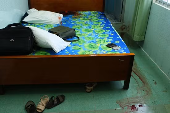 Hiện trường vụ việc.
