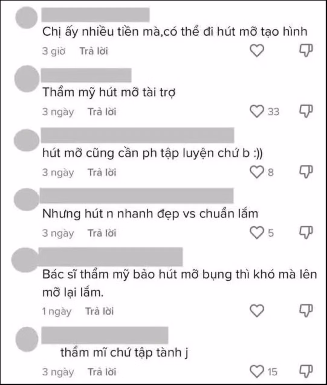 Một số ý kiến cho rằng hot girl đời đầu có dáng đẹp là nhờ can thiệp máy móc, cụ thể là hút mỡ tạo hình vòng 2.