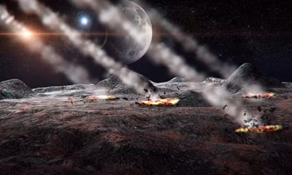 Wright Mons cao từ 4.000 - 5.000m và trải dài trên 150km trong khi Piccard Mons cao 7.000m và trải dài trên 225 km. Wright Mons được cho là tương đương với núi lửa Mauna Loa ở Hawaii, một trong những núi lửa lớn nhất Trái Đất.