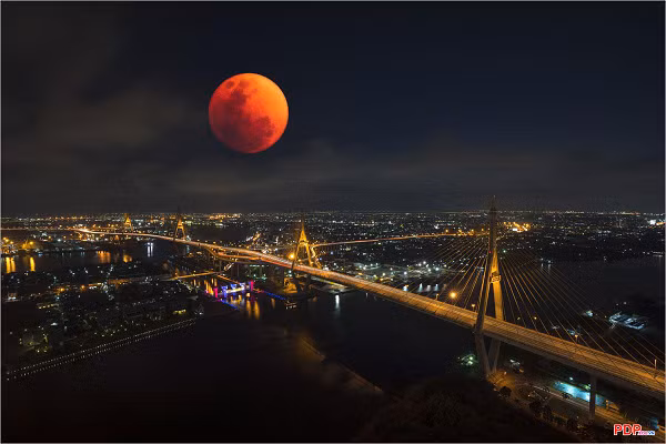 Lý do đơn giản của việc mất độ cao đột ngột giống như bị "rơi tự do" khi trăng máu, trăng non, với độ cao có khi chỉ 700 mét, đó chính là do ánh sáng từ Mặt trăng mờ đi.
