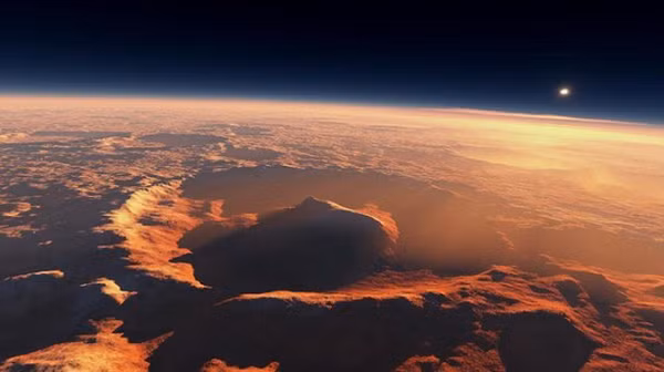 Cụ thể, theo NASA, hố khổng lồ nói trên từng là một hồ nước khoảng 700 triệu năm trước, có vị trí nằm gần cực nam sao Hỏa và được bao quanh bởi khí CO2 lạnh.