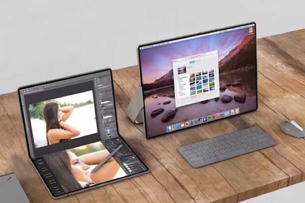 Ông Gurman đã nói rằng chiếc máy tính gập lại được đồn đại có thể là một iPad lai MacBook với bàn phím vật lý hoặc bàn phím ảo. Tuy nhiên, nguồn tin thân cận với Gurman cho biết Apple sẽ giải quyết vấn đề bàn phím màn hình cảm ứng cho MacBook lai iPad.