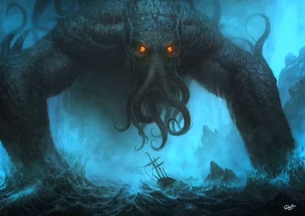 Một số người còn cho rằng Kraken là một con mực khổng lồ thậm chí còn lớn hơn, nhưng có thể là mực khổng lồ sống gần Nam Cực, chứ không phải Scandinavia.
