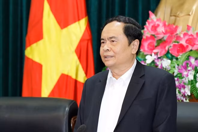 Ông Trần Thanh Mẫn, Chủ tịch Ủy ban Trung ương MTTQ Việt Nam. Ảnh: Tạp chí Mặt trận.
