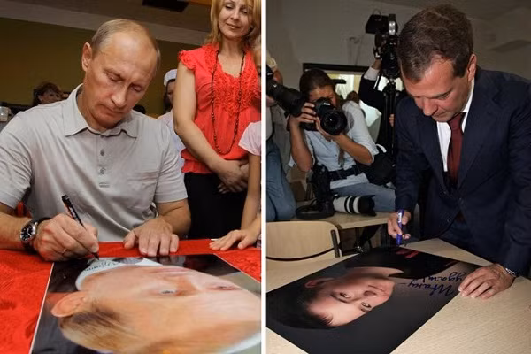 Loat hinh chung minh Tong thong Putin va ong Medvedev rat hop nhau