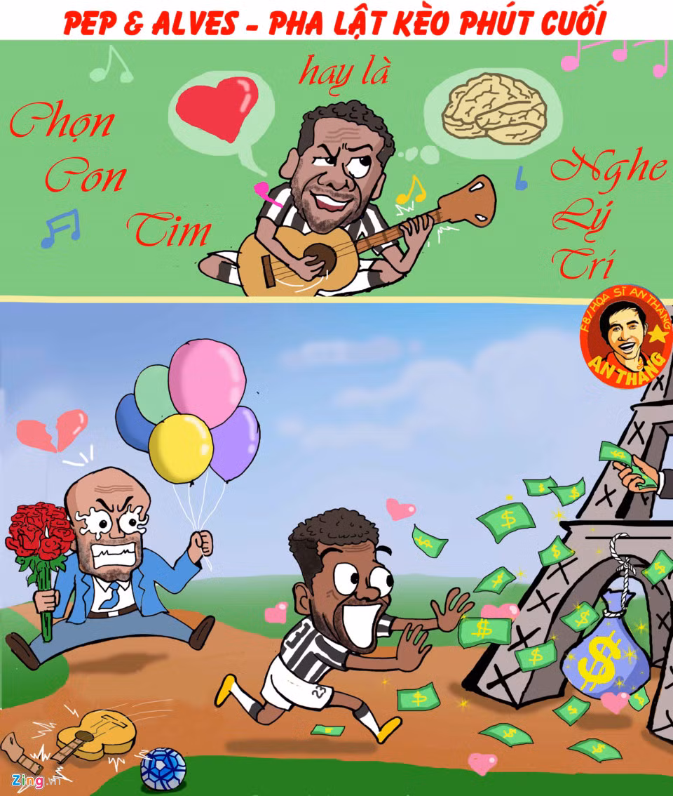 Rời câu lạc bộ Juventus, hậu vệ Alves được cho là sẽ tái ngộ mối lương duyên cùng thầy cũ Pep Guardialo tại Man City. Vào phút chót, hậu vệ cánh phải người Brazil bất ngờ lật kèo để chuyển sang PSG theo hợp đồng có thời hạn đến năm 2019. Mức lương của Alves ở PSG là 230.000 bảng mỗi tuần, cao gấp đôi so với đề nghị từ Man xanh.