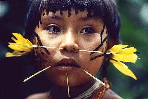 Người Yanomami được coi là một trong những dân tộc bản địa lâu đời nhất châu Mỹ và do sống cách biệt với thế giới văn minh nên đến tận bây giờ họ vẫn bảo tồn được những nghi lễ truyền thống nhất của mình.