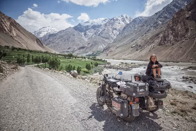 Hành lang biên giới Wakhan ở Tajikistan cao 4000m.