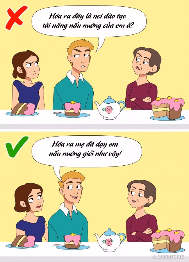  7. Mối quan hệ với họ hàng: Mối quan hệ tốt với gia đình người yêu chính là chìa khóa cho tình yêu tốt đẹp. Nếu bạn mâu thuẫn với gia đình của người ấy, chính điều đó sẽ trở thành mâu thuẫn trong tình yêu.