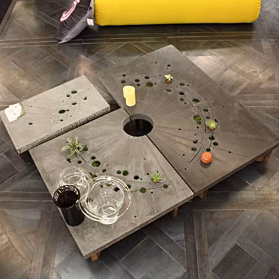 Siêu vật liệu Effix Design là một trong những sản phẩm có yếu tố phi cấu trúc. Theo đó, việc thiết kế các đồ nội thất, trang trí bằng vật liệu này không bị gò bó trong giới hạn vật lý thông thường của các vật liệu truyền thống. Effix Design giúp tạo ra các món đồ nội thất cực sáng tạo, với những hình dáng, ý tưởng mới lạ. Ảnh: passanitivietnam
