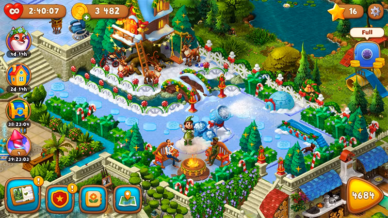 Các sự kiện sẽ cập nhật các chi tiết liên quan tại các không gian trong game