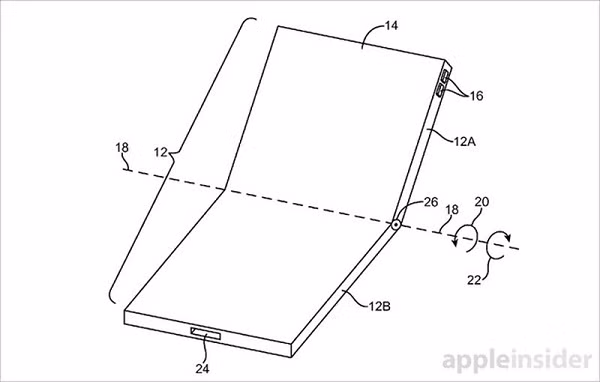 Năm 2019 Apple lại rò rỉ bằng sáng chế mô tả điện thoại thông minh có thể gập lại với yếu tố làm nóng tích hợp hoặc tính năng sưởi màn hình để giảm thiểu những hỏng hóc ở nhiệt độ lạnh. Đến tháng 2/2020 Táo khuyếtđã được cấp bằng sáng chế cho một thiết bị có thể gập lại với cơ chế bản lề sử dụng ''nắp di động'' để giúp màn hình không bị gãy hỏng khi thường xuyên gập lại.