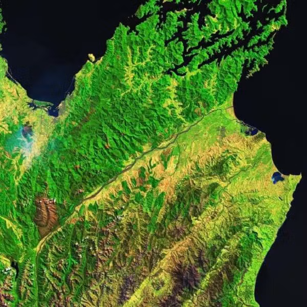 Một loạt vụ cháy rừng ở New Zealand đã gây ảnh hưởng thế này đến Trái Đất khi nhìn từ không gian.