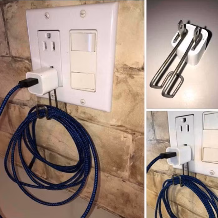 Móc dây sạc thì được nối thẳng vào nam châm (nguy hiểm, không bắt chước)