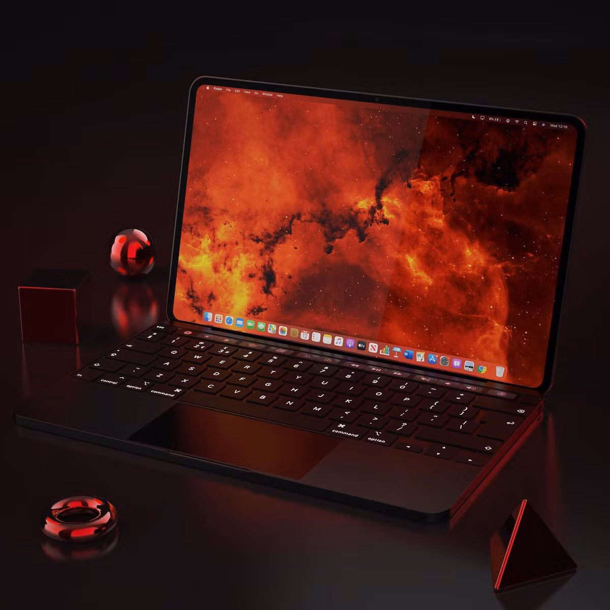 Sẽ như thế nào nếu Apple thực sự ra mắt dòng MacBook mới với trackpad nhỏ hơn cùng dải loa một bên máy và sở hữu thiết kế vuông vức như vậy