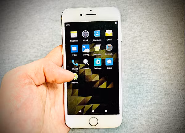 Cài Android trên iPhone, đe doạ tính bảo mật của Apple Cai Android tren iPhone, de doa tinh bao mat cua Apple