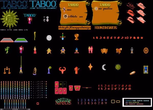 Taboo là một trong số ít những trò chơi được cấp phép có hình ảnh "nhạy cảm" dưới những lá bài mà có khi người lớn nhìn thấy còn phải đỏ mặt. Tuy nhiên lại không hề được gắn mác 16+ hay 18+.