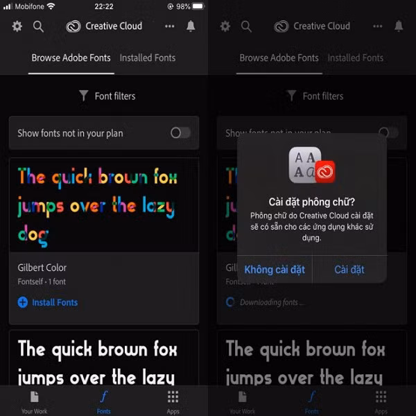 Mẹo cực đơn giản để cài font chữ iPhone mới trên iOS 13 Meo cuc don gian de cai font chu iPhone moi tren iOS 13