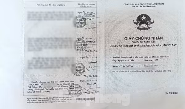 Sổ đỏ của ông Hồ Thanh phần lớn là đất nông nghiệp