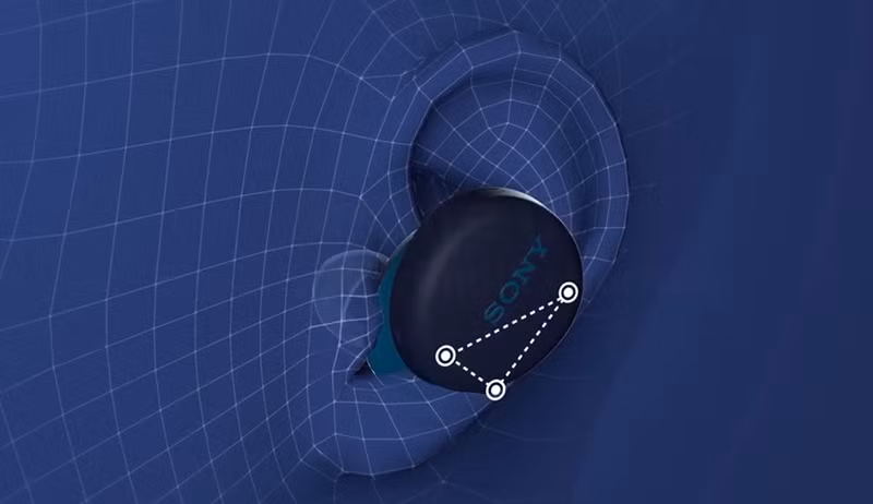 Với thiết kế "Ergonomic Tri-hold" giúp tai nghe tiếp xúc với vành tai tại 3 điểm có độ chắc chắn cao và mang lại cảm giá thoải mái khi đeo trong thời gian dài.