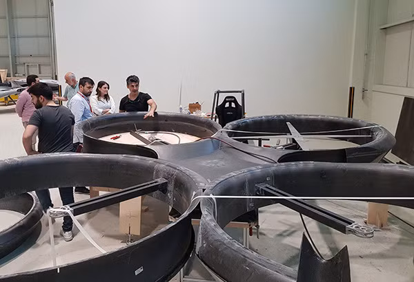 Mẫu xe bay của Thổ Nhĩ Kỳ đang trong giai đoạn lắp ráp hoàn thiện.