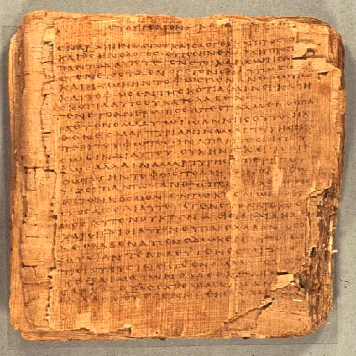 Giấy được người Ai Cập cổ phát minh vào những năm 4000 trước Công nguyên. Giấy papyrus được làm từ cây papyrus, nghiền thành những tờ giấy mỏng, cứng. Về sau, người Hi Lạp cổ đại đã dùng da động vật để làm giấy.
