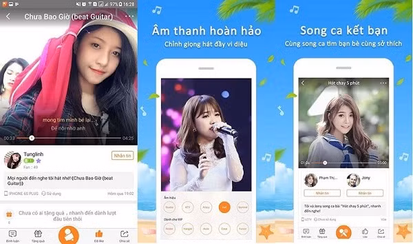 Những ứng dụng hát karaoke online ngay trên điện thoại chính là giải pháp cho vấn đề này. Người dùng smartphone có thể tải về các ứng dụng hát karaoke trên smartphone như iKara, MyKara, Karaoke Now,…vừa thỏa mãn được “đam mê” ca hát, lại không làm ảnh hưởng đến sự yên tĩnh của những người xung quanh.