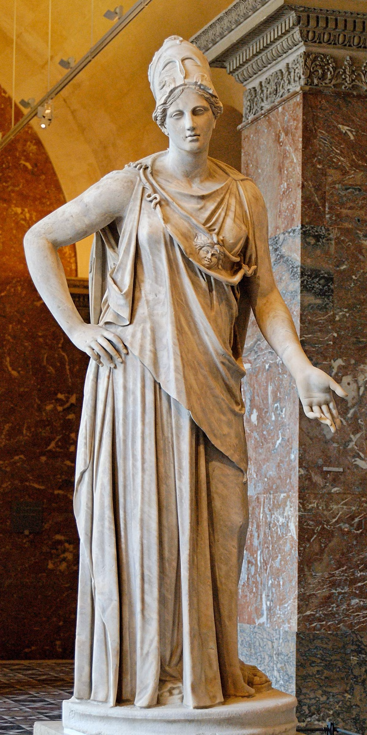 Tên của Nữ thần Athena được người Hy Lạp đặt tên cho một thành bang là Athens.