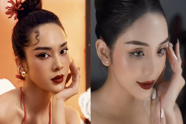 Người đẹp đến từ Đắk Lắk gây bất ngờ bởi có nét hao hao diễn viên Quỳnh Lương (bên trái).