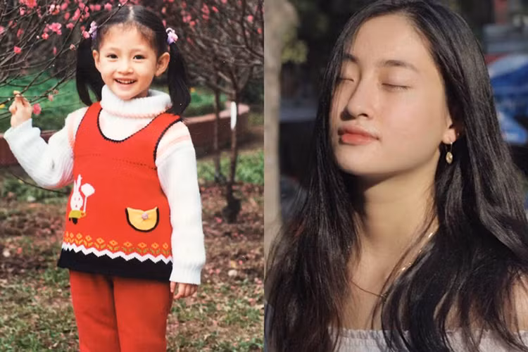 Thí sinh Lương Thùy Linh giữ nguyên được mọi nét đẹp lúc nhỏ cho đến tận bây giờ.