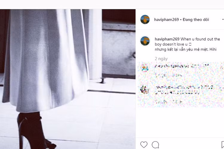 2 ngày trước, tình cũ của Cường Đô la viết trên trang cá nhân với nội dung: "Khi bạn nhận thấy chàng trai không yêu bạn nhưng kết lại vẫn yêu mê mệt".