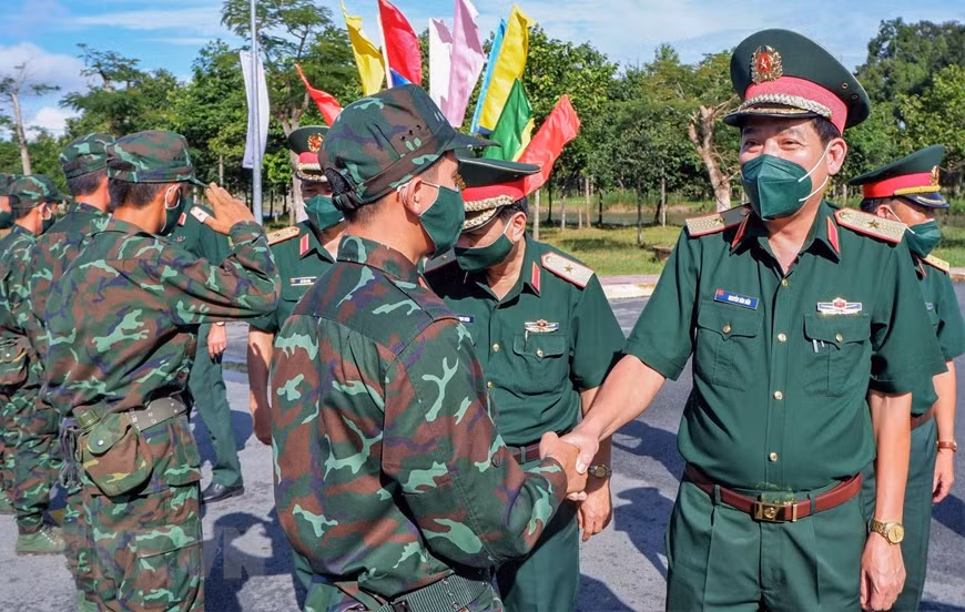 Thiếu tướng Nguyễn Văn Gấu. (Ảnh: TTXVN)