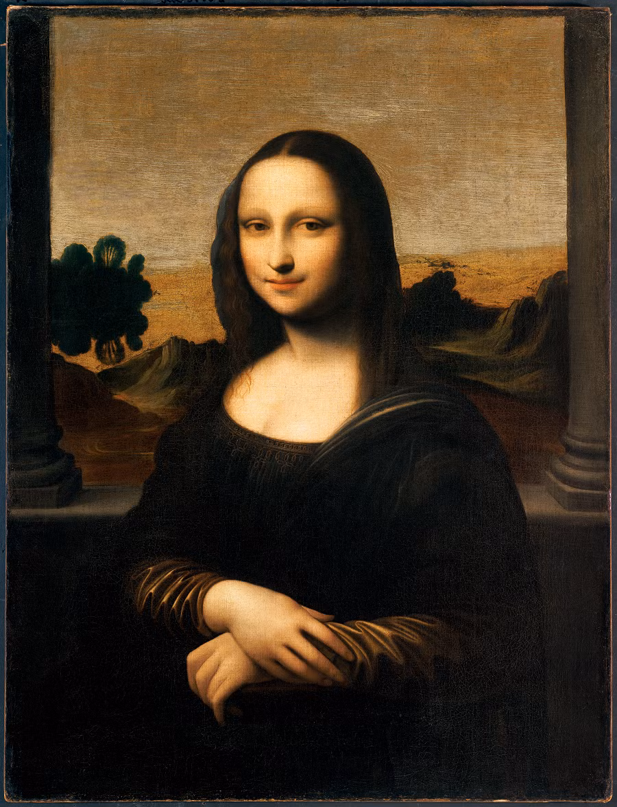 2. The Isleworth Mona Lisa: Đây là phiên bản khác của bức Mona Lisa nổi tiếng của Leonardo da Vinci, được cho rằng vẽ sớm hơn vài năm. (Ảnh: Wikipedia)