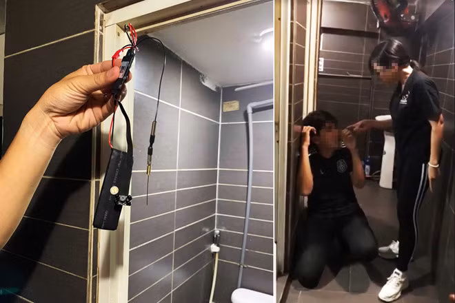  Nam thanh niên lắp camera trong bóng đèn trần nhà quay lén toilet nữ: Tối 3/6/2019, tại quán cà phê DJ X.T (phường 2, quận 10, TP HCM) chị Trần Thu Phương (chủ quán) phát hiện một nam thanh niên giở trò quay lén trong nhà vệ sinh nữ.
