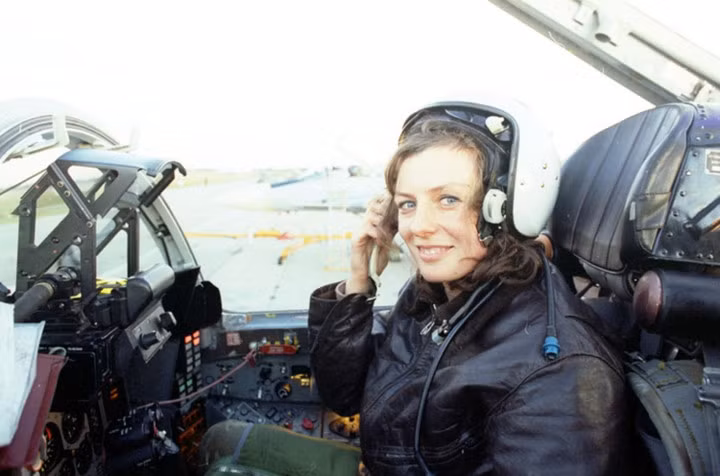 Nữ phi công duy nhất lái chiến đấu cơ Mig-29 của Nga, Thiếu tá Svetlana Protasova. Ảnh: Không quân Nga.