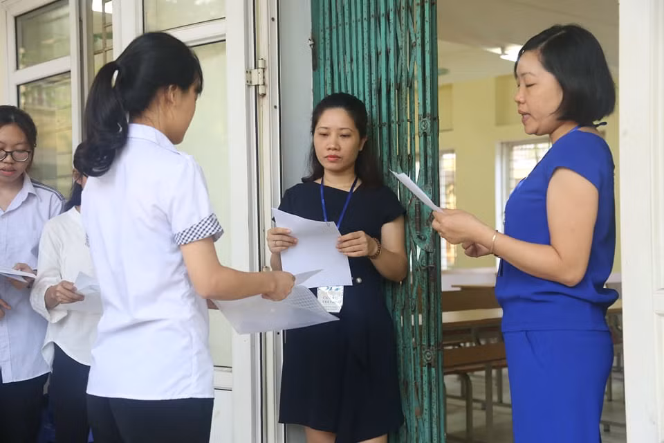 Vu chup de thi THPT 2019 o Phu Tho: Thi sinh da thi lai lan 3