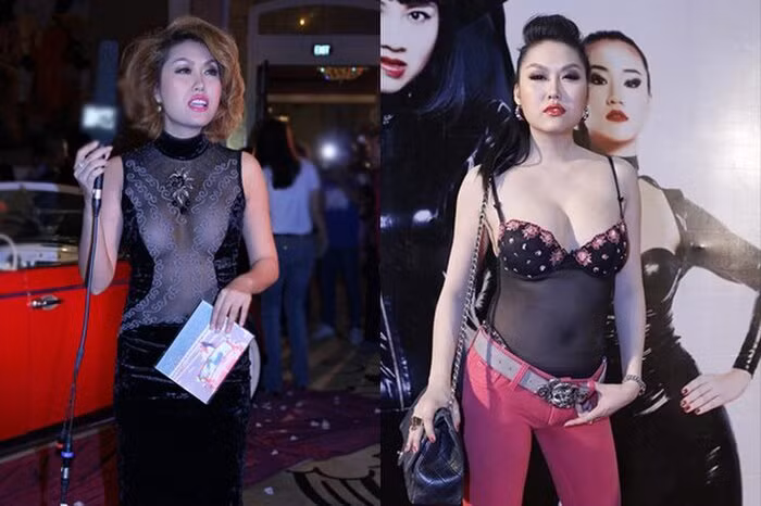 Phi Thanh Vân bị xếp vào dàn sao mặc xấu vì diện chiếc đầm xuyên thấu phô bày hết nhược điểm trên cơ thể.