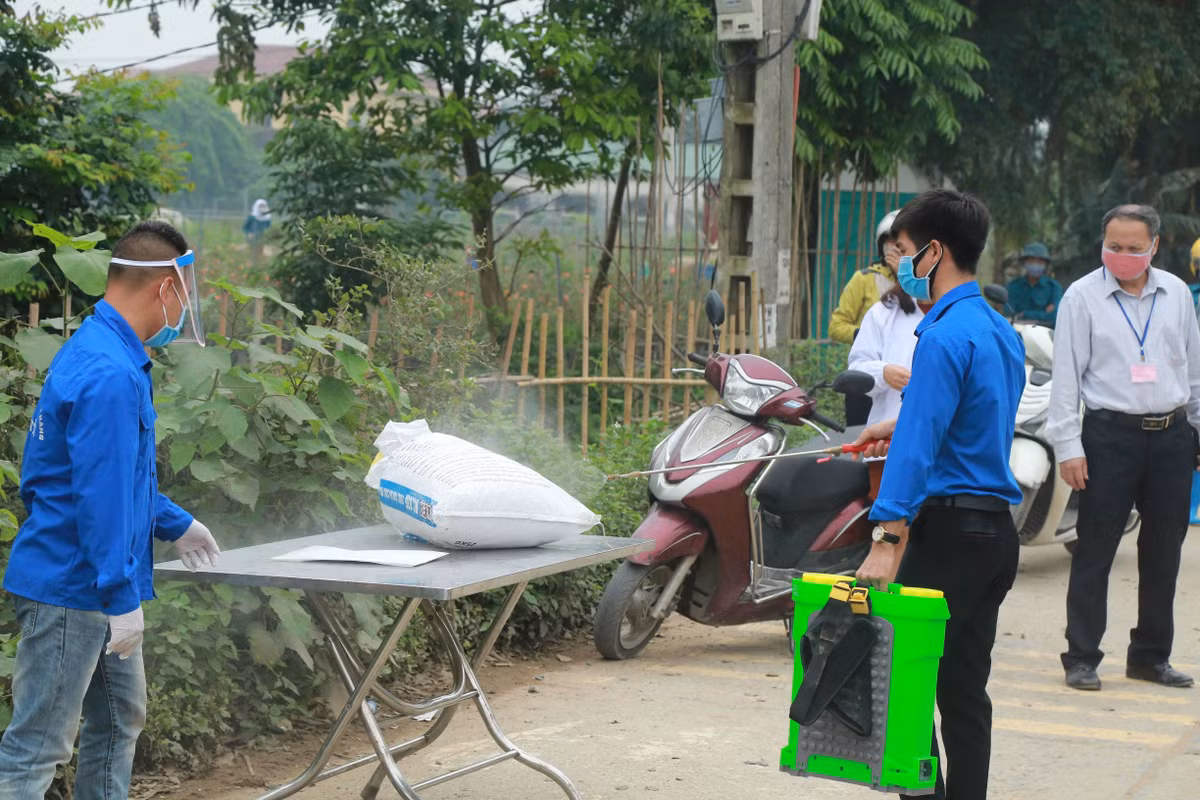 Can canh thon Ha Loi xit khu trung tung mo rau, con ga ngay cach ly-Hinh-2