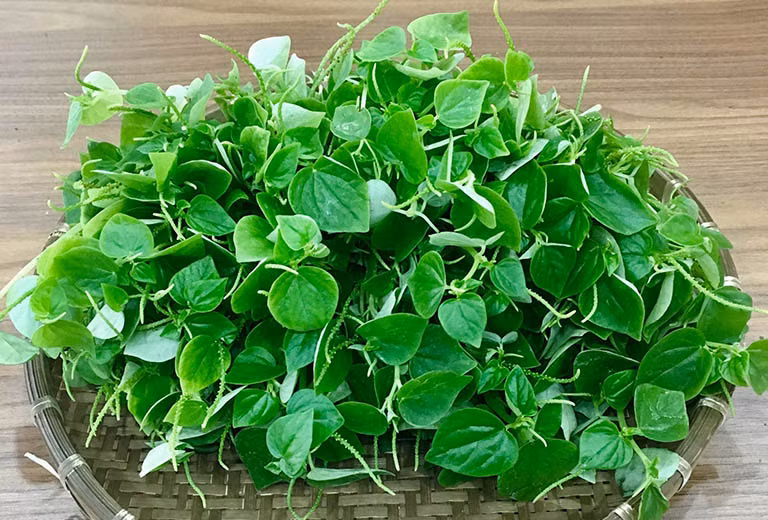 4. Rau càng cua xào tỏi gồm các nguyên liệu: Rau càng cua, Tỏi khô: 1- 2 củ, Gia vị: nước mắm, dầu ăn, hạt nêm. Cách làm rau càng cua xào tỏi: Rau càng cua bạn nhặt thật sạch, rửa sạch để hết phần cát bẩn bám trên từng lá, rồi cho vào chậu nước muối loãng ngâm khoảng 15 phút rồi vớt ra rổ cho ráo nước. Tỏi bóc vỏ, băm nhỏ và để ra bát.