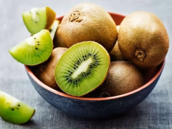 Kiwi có chứa một loại enzyme có tên là actinidain, enzyme này có nhiệm vụ cải thiện sức khỏe đường ruột. Hàm lượng chất xơ và nước dồi dào trong kiwi biến nó trở thành một loại trái cây giảm táo bón hiệu quả.