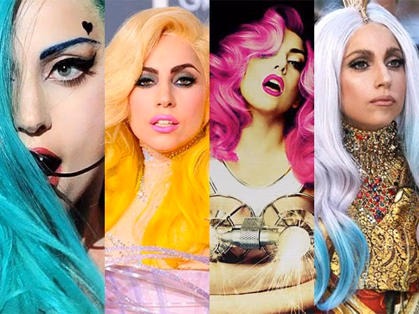 Lady Gaga là một trong những nữ ca sĩ nổi tiếng với phong cách sexy, điên cuồng. Những lần thử nghiệm màu tóc nhuộm nổi bật thể hiện độ ngông cuồng, cô khiến fan hâm mộ phải ngã ngửa.