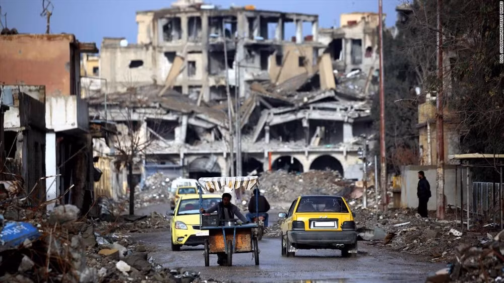 Raqqa. Ảnh: CNN