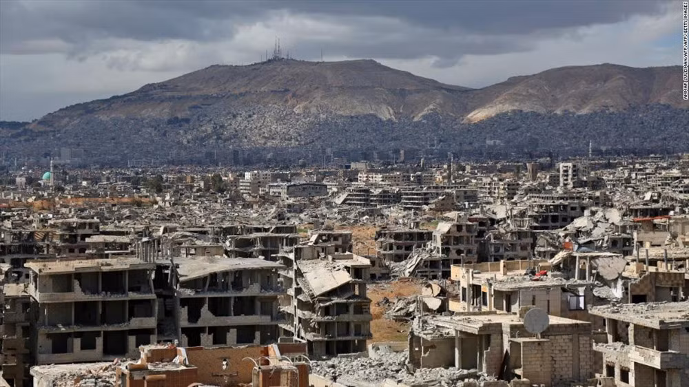 Đông Ghouta hôm nay. Ảnh: CNN