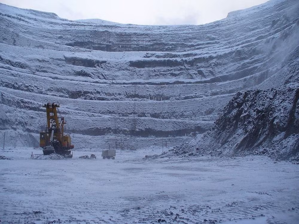 Hiện nay, Nga bắt đâu đưa vào khai thác mỏ kim cương Popigai. (Ảnh: Mining-technology)