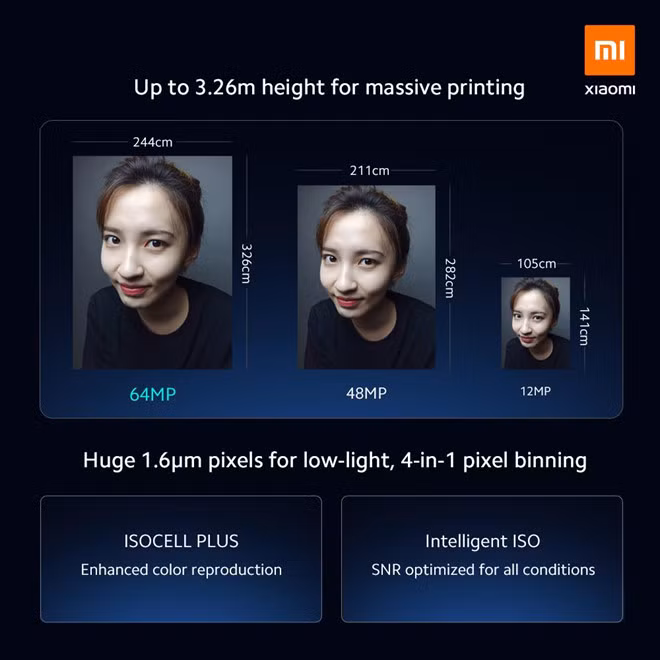 Xiaomi sắp dùng camera 64 MP cho các smartphone Redmi của hãng Xiaomi sap dung camera 64 MP cho cac smartphone Redmi cua hang