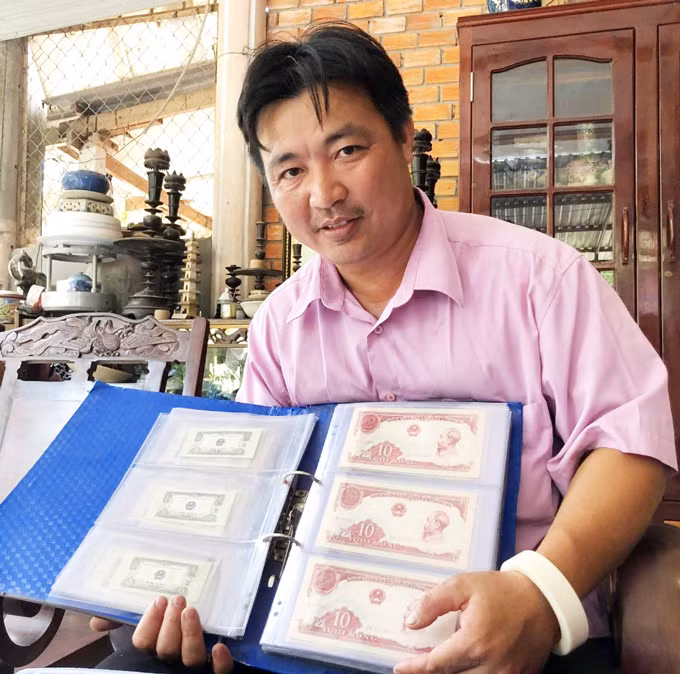 Theo phóng viên tìm hiểu, anh Cường thích sưu tầm tiền xưa từ năm 1997 khi anh vừa tốt nghiệp cấp 3. Nguyên nhân là vì anh tò mò muốn tìm hiểu ý nghĩa những họa tiết, hoa văn in trên những tờ tiền.
