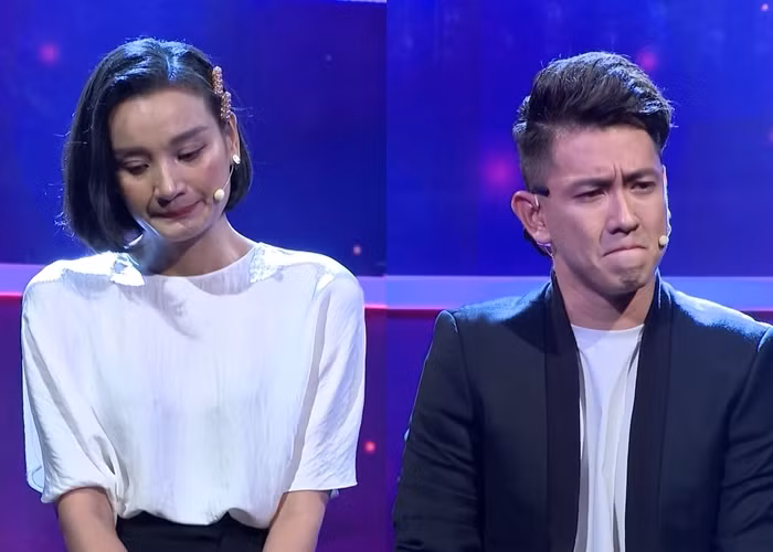 Cả hai xúc động rơi nước mắt khi nói lời cảm ơn, xin lỗi dành cho nhau.
